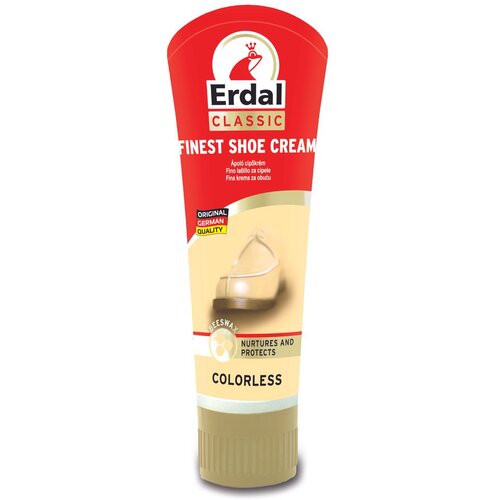 Erdal krema za negu cipela 60ml, providna Cene