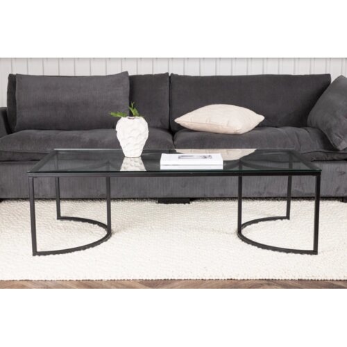 Furniture Fashion Skan&ouml;r klub stolić 140 &times; 70 cm, crni Cijene