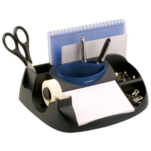 Maped Organizer stolni Maxi Office , plastični, crni / plavi Slike