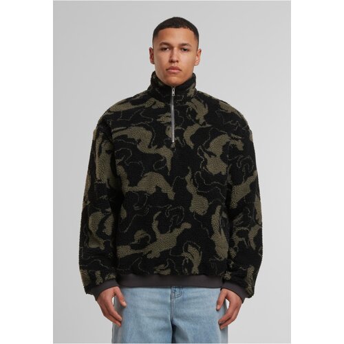 Urban Classics Pulover kaki / crna Slike
