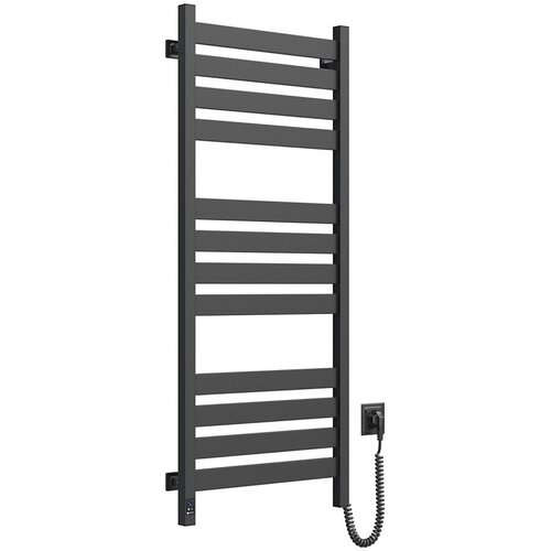  Pe&scaron;kirni radijator za kupatilo sa termostatom LARGO 256W 120x50 cm crna desna Cene