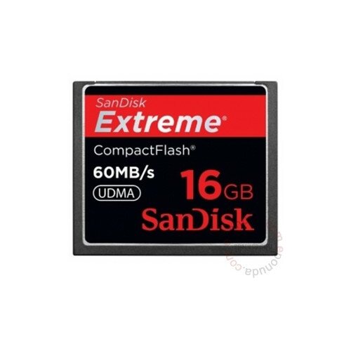 Sandisk CompactFlash 16GB Extreme memorijska kartica Slike