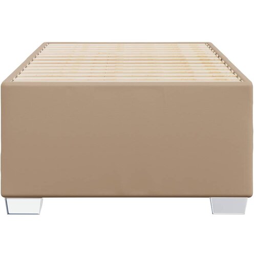  Okvir za krevet boja cappuccina 90x190 cm od umjetne kože Slike