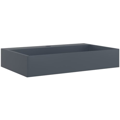 Maison Chic Umivalnik - Kopalna umivalnik - Lavabo 60x38x11 cm liti mineral/ liti marmor antracit, (21684647) Cene