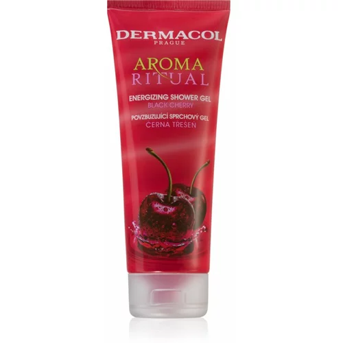 Dermacol Aroma Ritual Black Cherry pomirjajoč gel za prhanje 250 ml za ženske