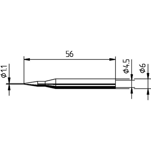 Ersa 0162BD spajkalna konica oblika svinčnika velikost konice 1.10 mm vsebina\, količina\, vsebina količinskih enot na prodajno enoto 1 kos, (20394502) Cene