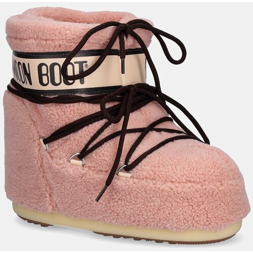Moon Boot Čizme za snijeg MB ICON LOW FLEECE boja: ružičasta, 80D1409700 J001 Slike
