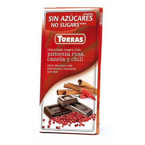 Torras čokolada sa crvenim biberom, cimetom i ljutom paprikom Slike