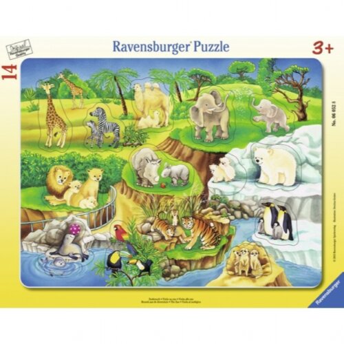 Ravensburger puzzle (slagalice)- zivotinje u zoo vrtu Cene