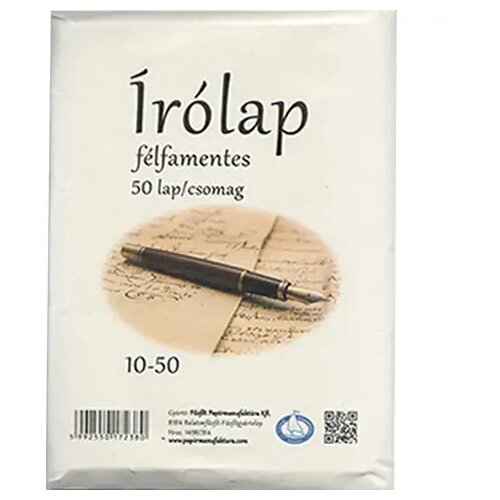 Fűzfői Papírmanufaktúra 50-delni komplet pollesnih pisalnih listov v ovojnici 10-50 Cene