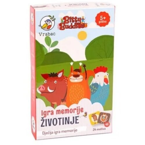 MOJIC Vrabac Bitty buddies, igra memorije životinje Cijene