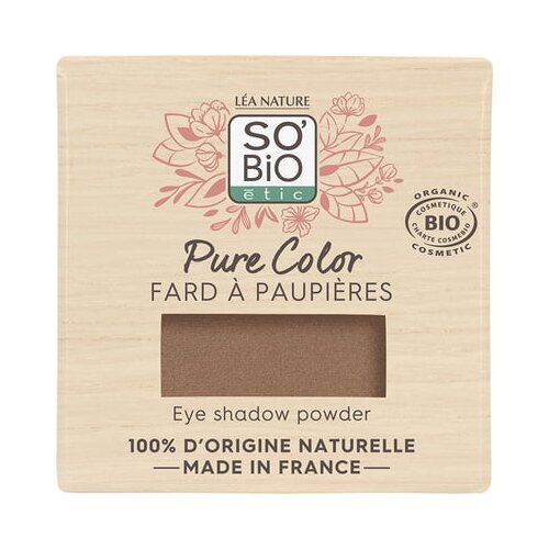 SO&amp;rsquo;BiO &amp;eacute;tic pure Color sjenilo za oči - 02 Brun solaire Slike