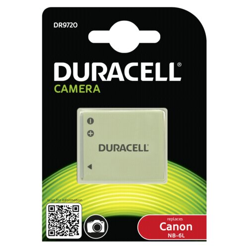 Duracell Li-Ion Akku 700 mAh for Canon NB-6L Slike