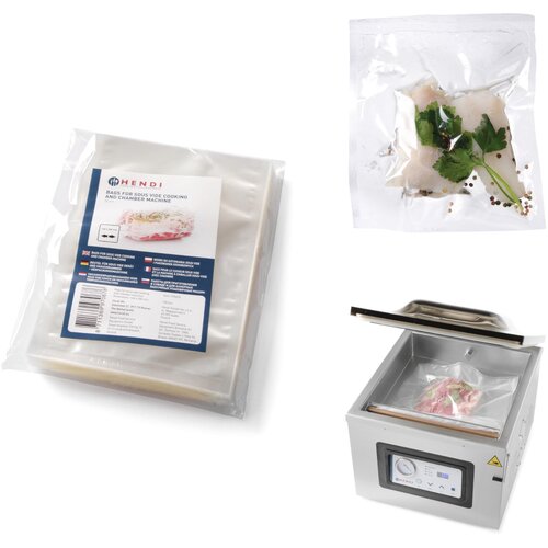 Hendi Vrečke za Sous vide kuhalne in komorne vakum pakirne stroje 150x250mm 100 kom., (21399057) Slike
