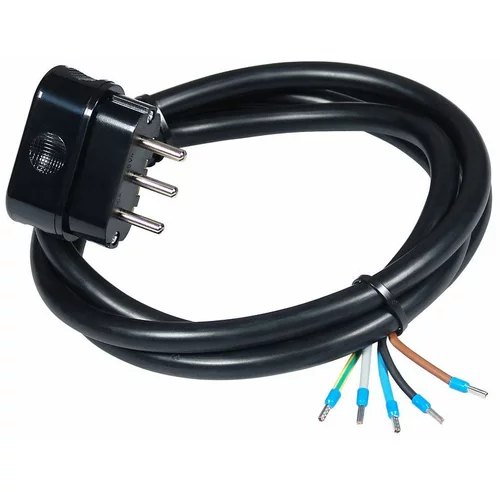 Commel priključni kabel H05RR-F5X2,5 (crne boje, 2 m)