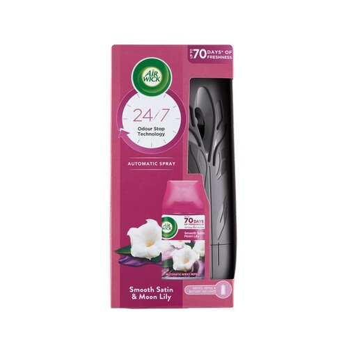 Air Wick Freshmatic Smooth Satin & Moon Lily osvežilec zraka z vonjem cvetja 250 ml Cene