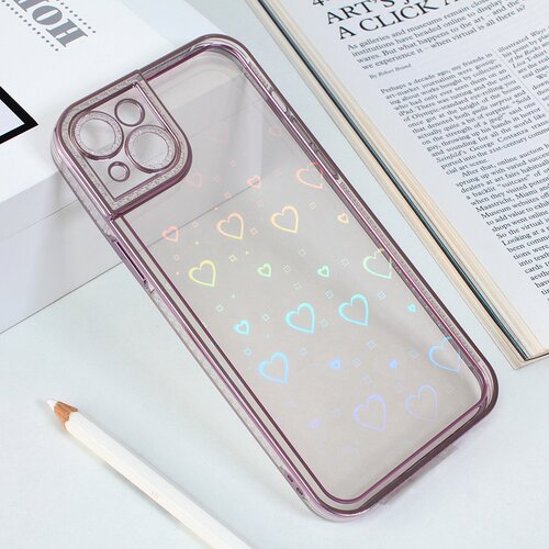  Maska za telefon Heart IMD za iPhone 14 Plus 6.7 roze Slike