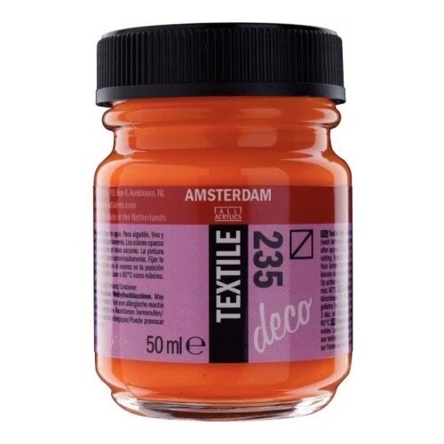 Royal Talens amsterdam boja za tekstil 50ml - odaberite nijansu orange ( 697206 ) Slike