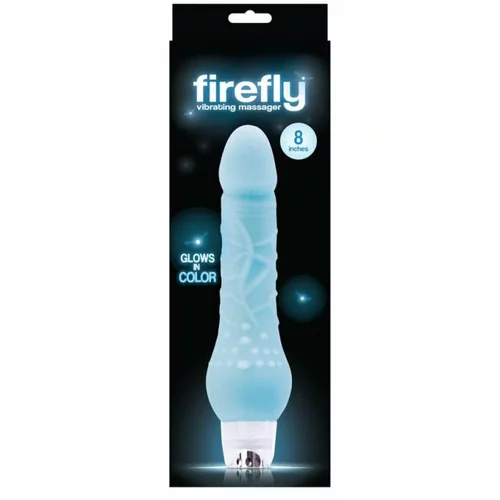 New Sensations Novelties Vibrator Firefly Vibrating Massager 8 (modra)