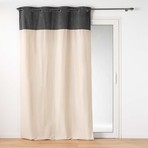 Douceur d intérieur Antracitno siva/bež zavjesa 140x240 cm Tessa – Cijene