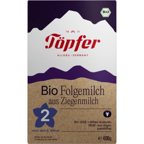 Töpfer Bio nadaljevalno mleko na osnovi kozjega mleka 2 - 400 g Cene