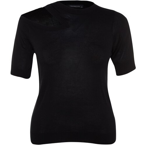 Trendyol Curve Plus Size Blouse - Black - Fitted Slike