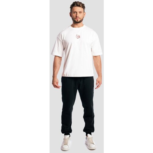 GymBeam shaker boxy t-shirt white 112201 Slike