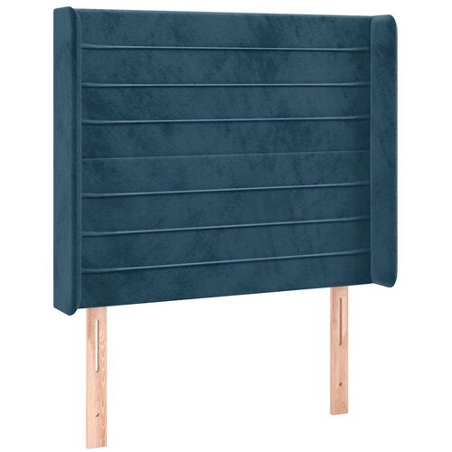  LED uzglavlje tamnoplavo 83x16x118/128 cm bar&amp;scaron;unasto Slike