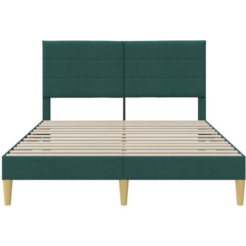  Okvir za krevet Tamnozelena 140 x 200 cm tkanina - Tamnozelena 140 x 200 cm Slike