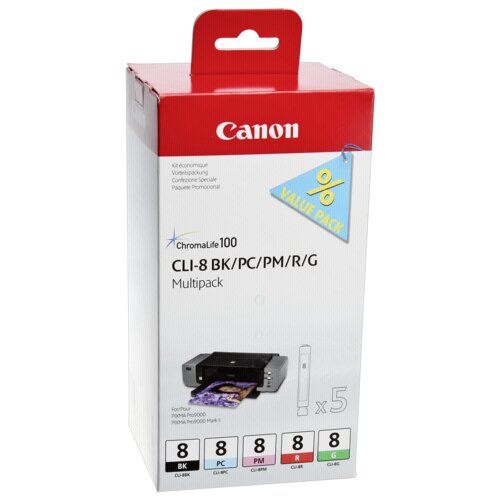Canon CLI-8 Multipack BK/PC/PM/R/G Cijene