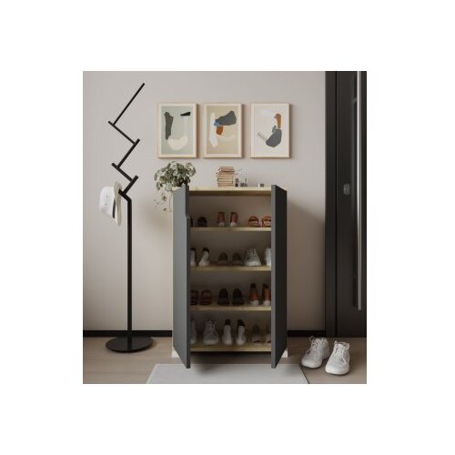 Hanah home stalak za cipele, antracit Slike