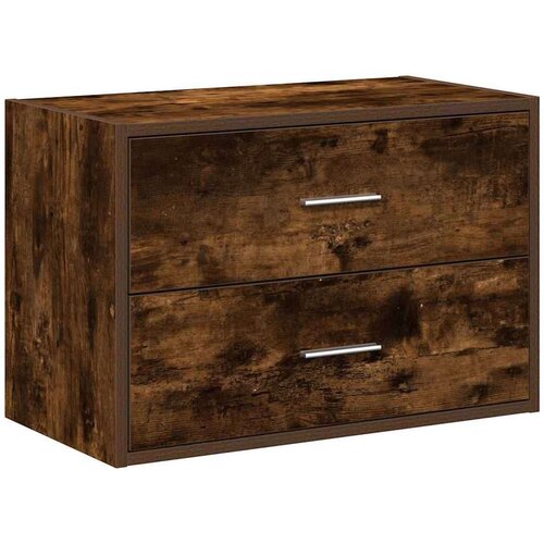 VidaXL Ormarić s 2 ladice boja hrast 60x31x40 cm konstruirano drvo Slike