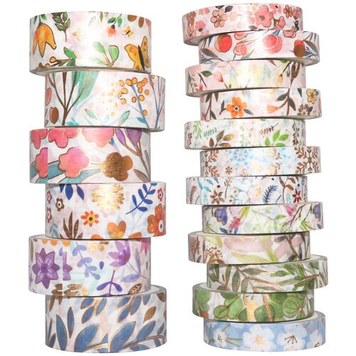 INF Komplet samolepilnih trakov Washi za scrapbooking (18 rolic), (21778814) Cene