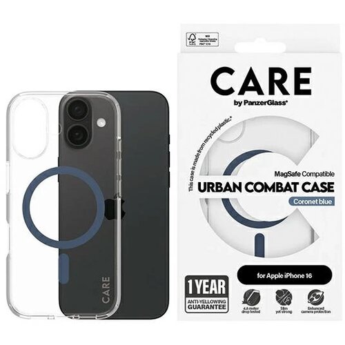 PanzerGlass CARE BY FLAGSHIP OVITEK Z ZA MAGSAFE ZA IPHONE 16 MODER, (21898271) Cene