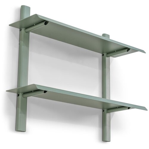 Spinder Design Zelena/siva metalna polica s vi&amp;scaron;e razina 60 cm Hola &amp;ndash; Slike