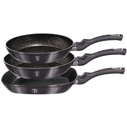 Berlinger Haus SET 3 GRANITNIH POSOD BH-6904 CARBON PRO, (21096218) Slike