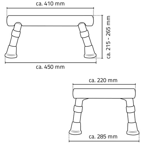 Ridder Stolica 41x26,5 cm bela Slike