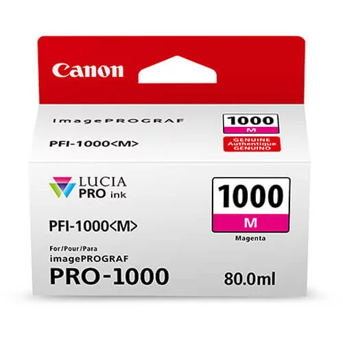 Canon kartuša PFI-1000 M (škrlatna), original