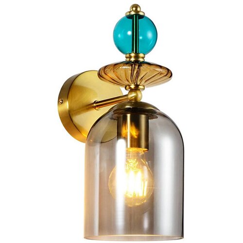  Zidna lampa TROPEA 1xE27/15W/230V zlatna/plava/zadimljena bež/siva Cene