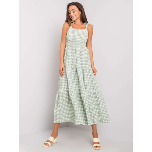 RUE PARIS Dress-RO-SK-8011.86P-white-green Slike