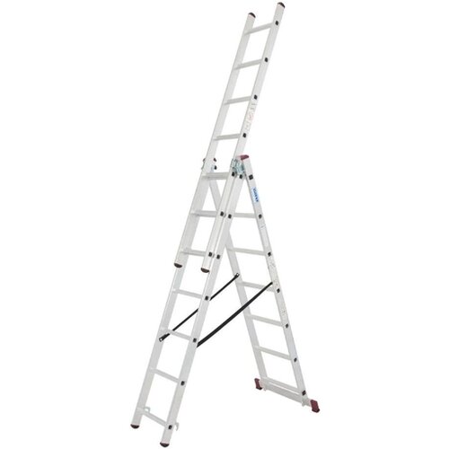 Krause-werk trodelna večnamenska aluminijasta lestev Corda 3x7 stopnic 033376 Cene