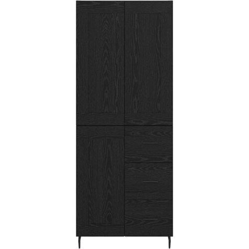  Highboard 2 kom. Crni hrast 69,5 x 34 x 180 cm Slike