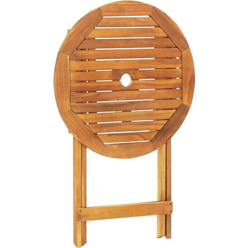 vidaXL 3-dijelni bistro set od tkanine i masivnog drva krem bijelim Cene