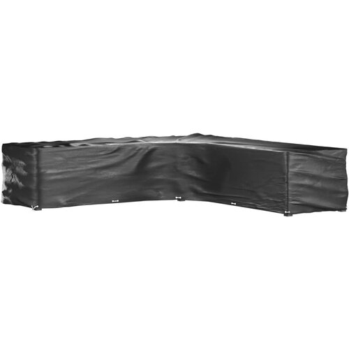VidaXL Prevleka za vrtno pohi&amp;scaron;tvo L oblike 20 obročkov 300x300x70 cm Slike