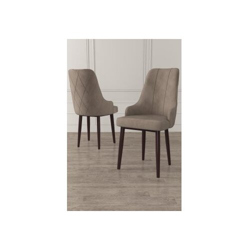 Hanah home set 2 stolice trex cappuccino brown Cene