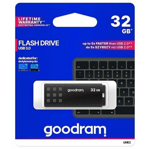 Goodram USB 3.2 32GB crni USB stick Slike