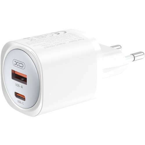 XO kućni punjač od 30w sa USB A i USB C konektorom Slike