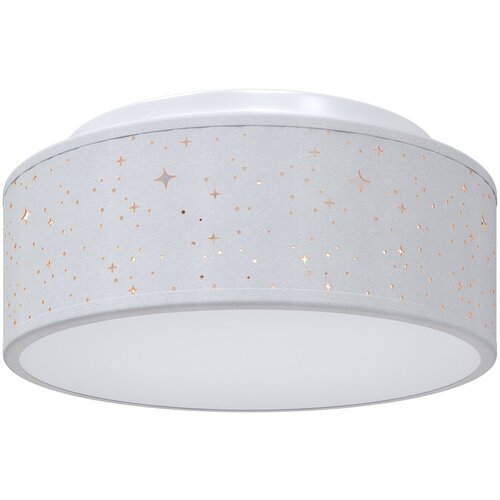 VidaXL Stropne svetilke s svetilko s zvezdami Siva &amp;Oslash; 30 cm Tkanina E27, (22044587) Slike