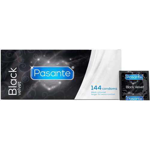 Pasante Kondomi Black Velvet, 144 kom Cene