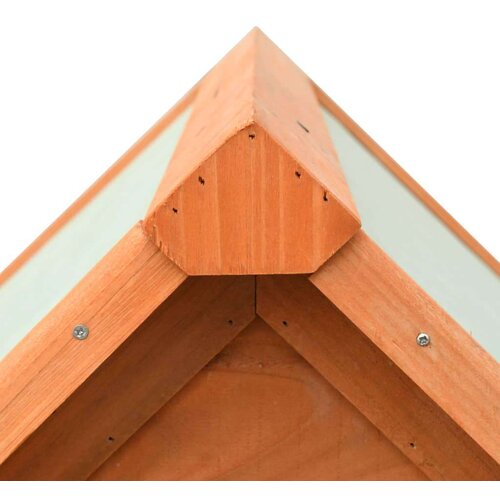 VidaXL Kućica za pse od masivne borovine i jelovine 72 x 85 x 82 cm Slike